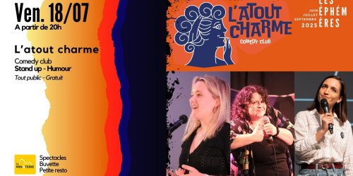 Soirée Stand Up · Les Ephémères de la Minoterie #5